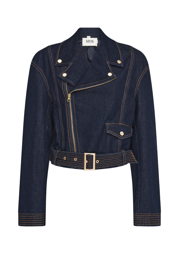 Sia Denim Biker Jacket