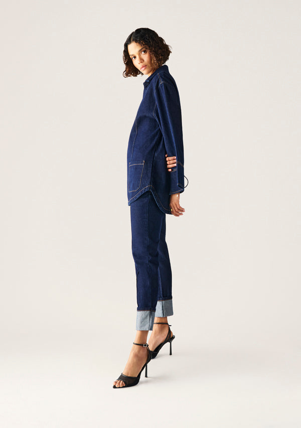 Sonia Denim Tunic Top