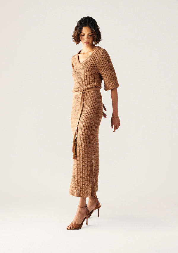 Furilia Knit Maxi Dress
