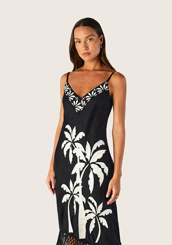 Kala Embrodiery Strappy Dress