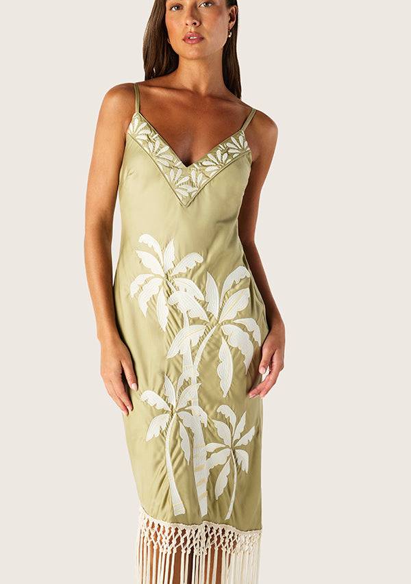 Kala Embrodiery Strappy Dress
