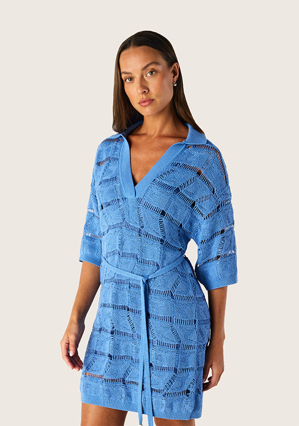 Clara Knit Kaftan Mini Dress