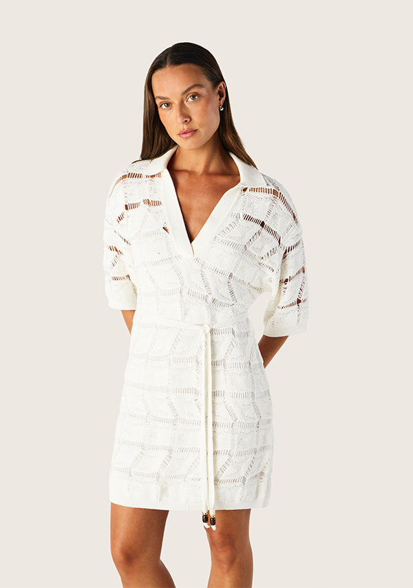 Clara Knit Kaftan Mini Dress