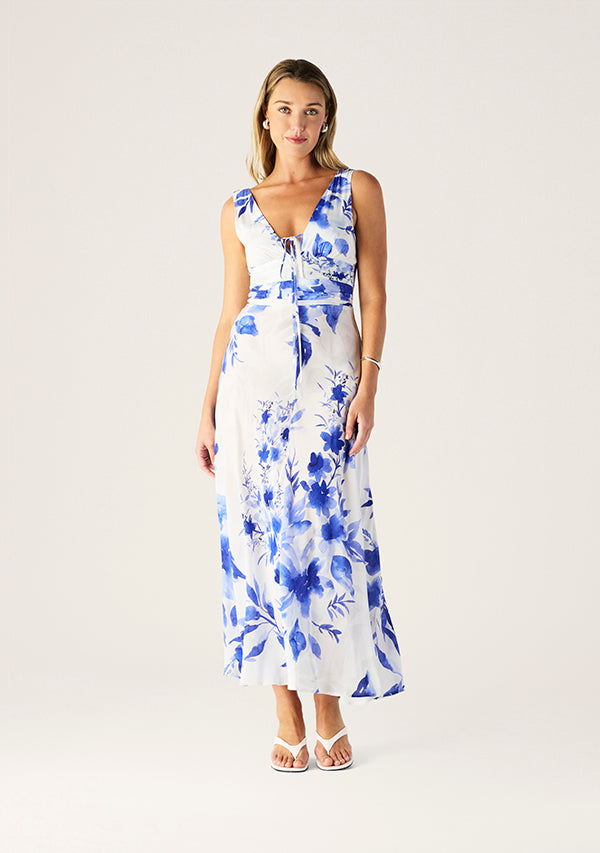Isola Print Maxi Dress