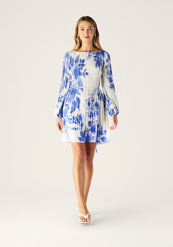 Isola Plisse Mini Dress