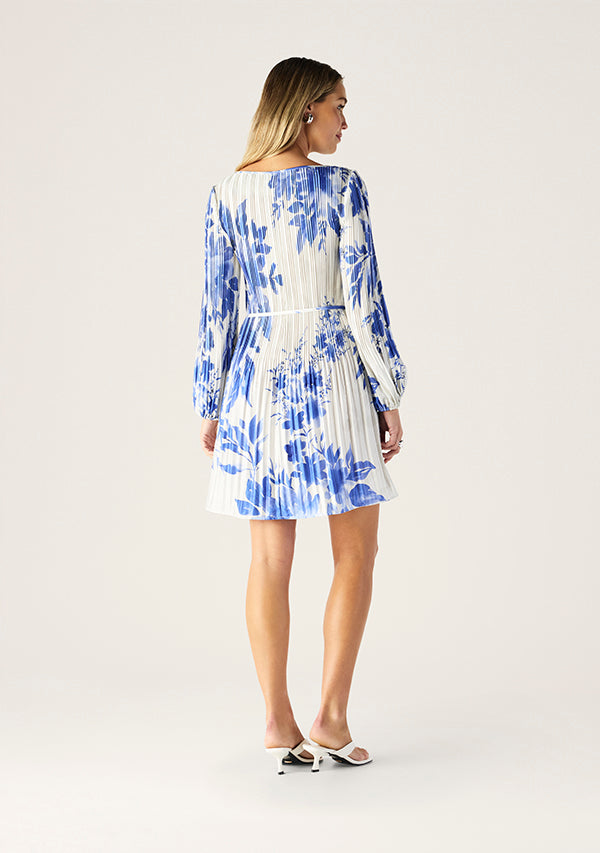 Isola Plisse Mini Dress