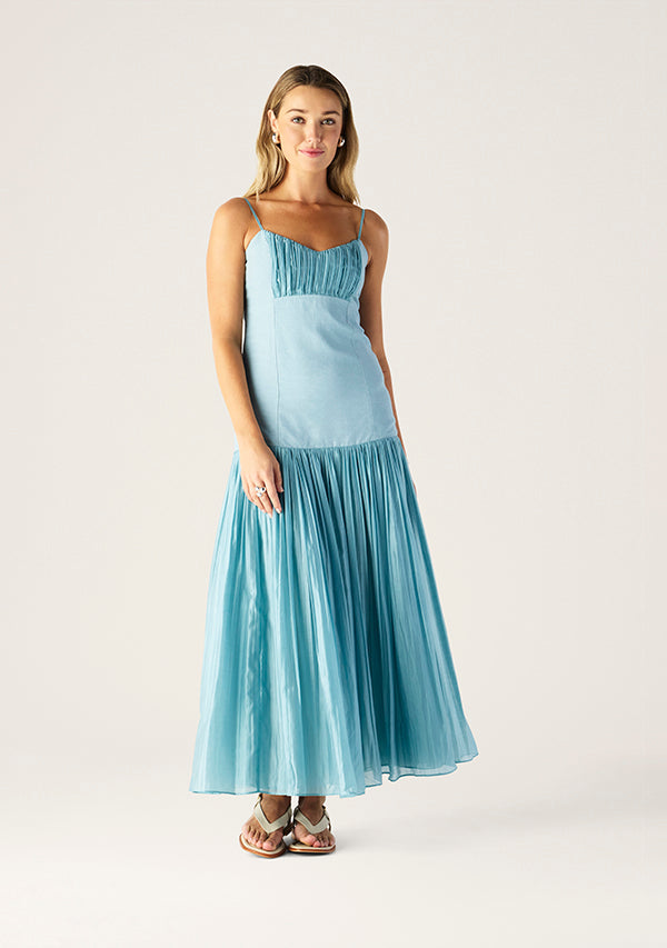 Serafina Linen Maxi Dress