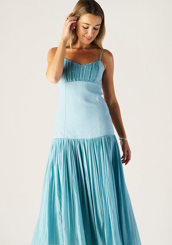 Serafina Linen Maxi Dress