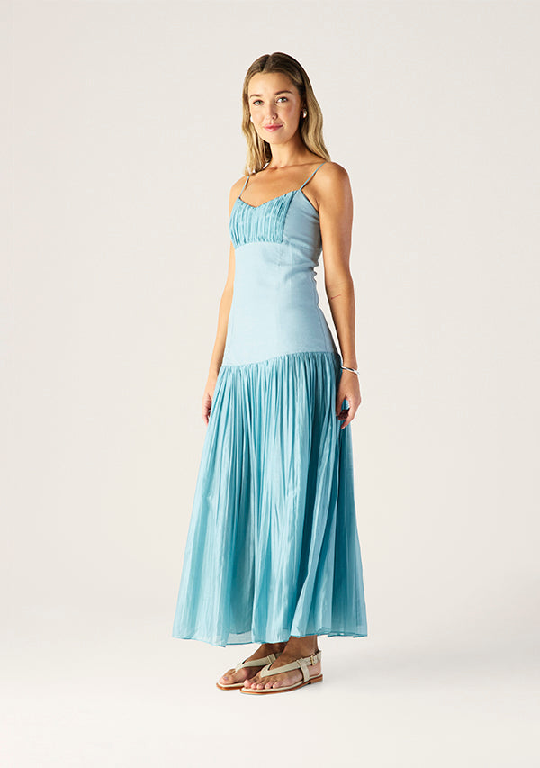 Serafina Linen Maxi Dress
