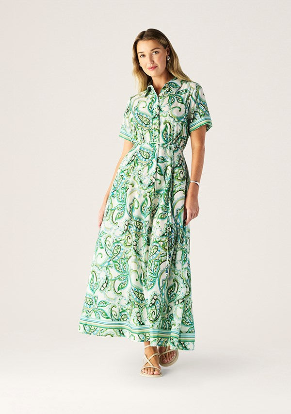 Tara Print Shirt Dress