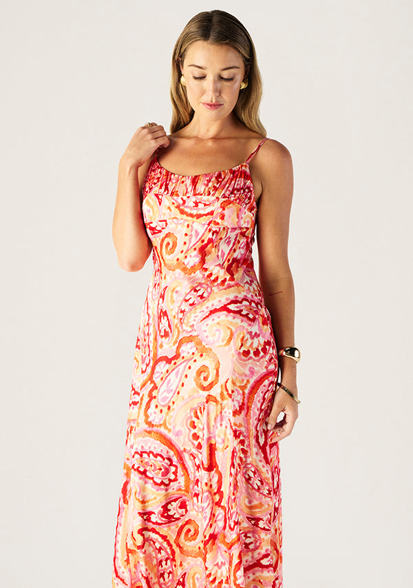 Serena Print Strappy Dress