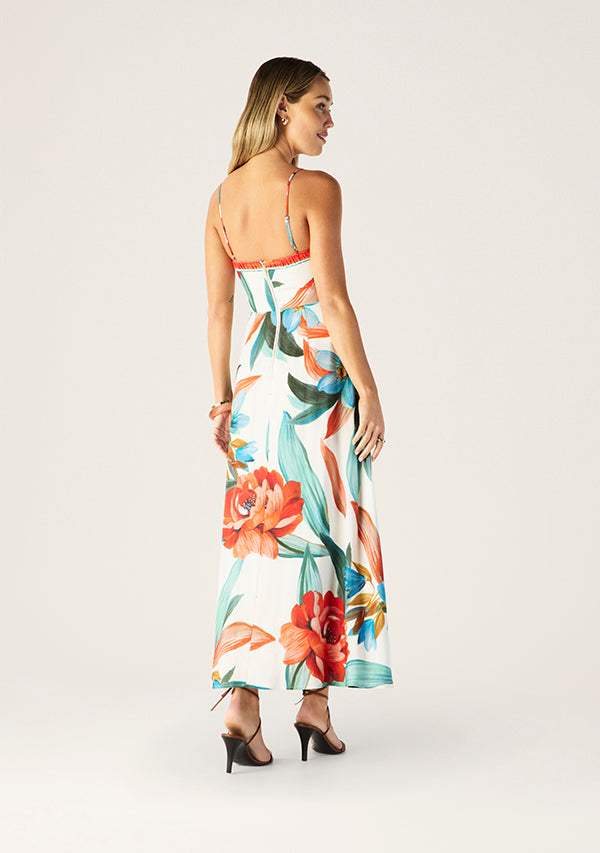 Fiorina Print Midi Dress