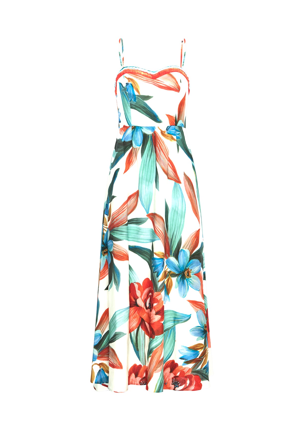 Fiorina Print Midi Dress