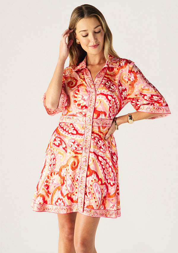 Serena Print Mini Dress