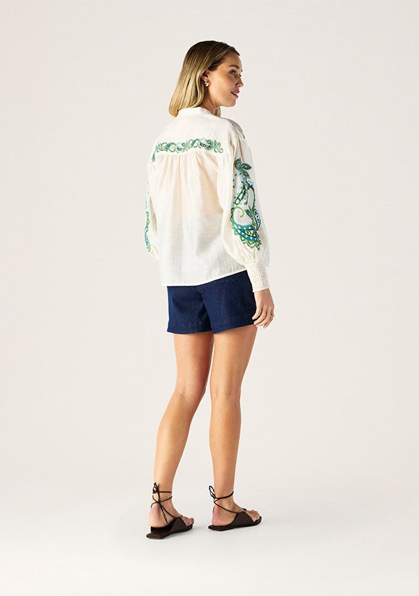 Porto Embroidery Blouse