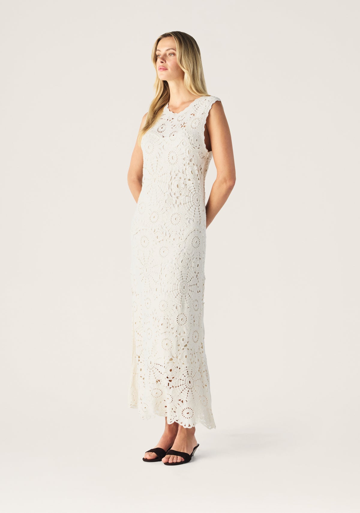 Anouk Crochet Maxi Dress