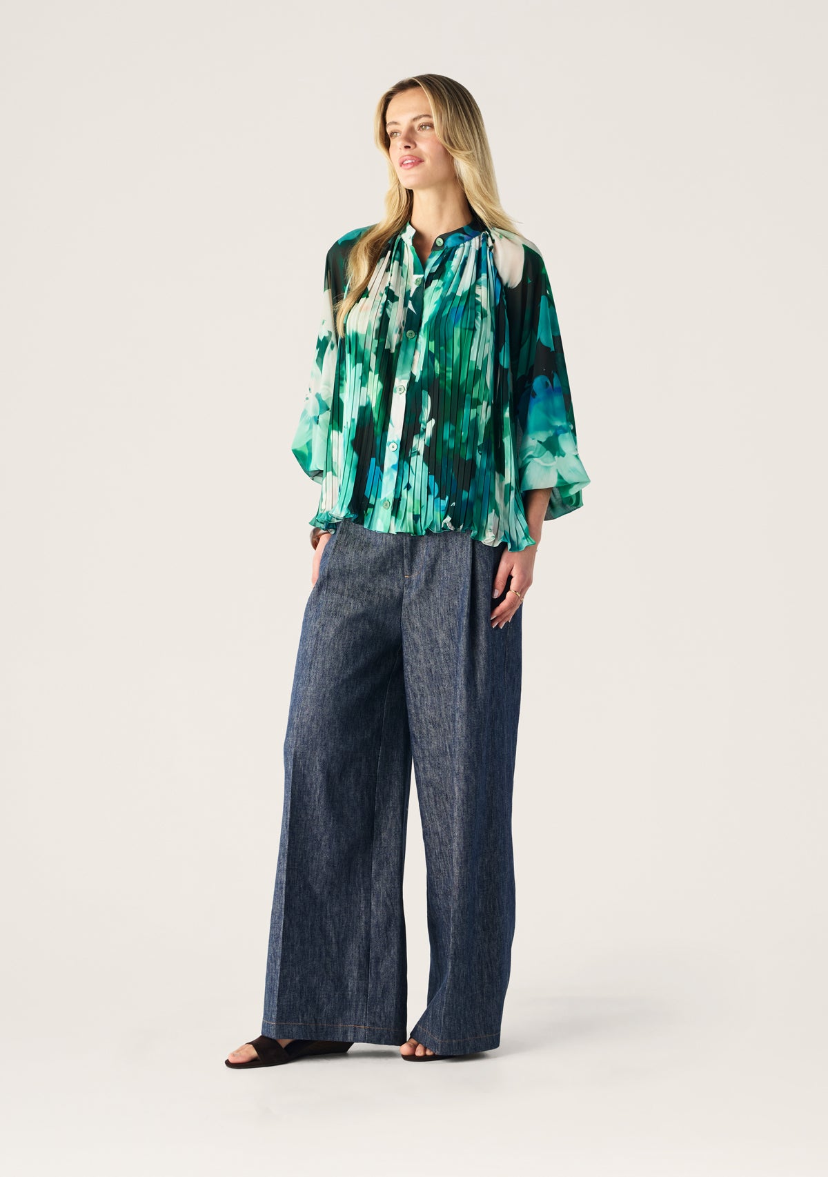 Verdant Print Blouse