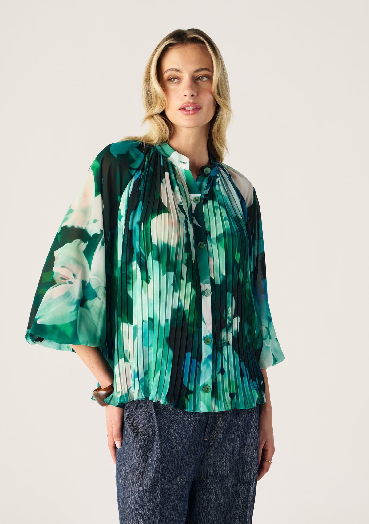 Verdant Print Blouse