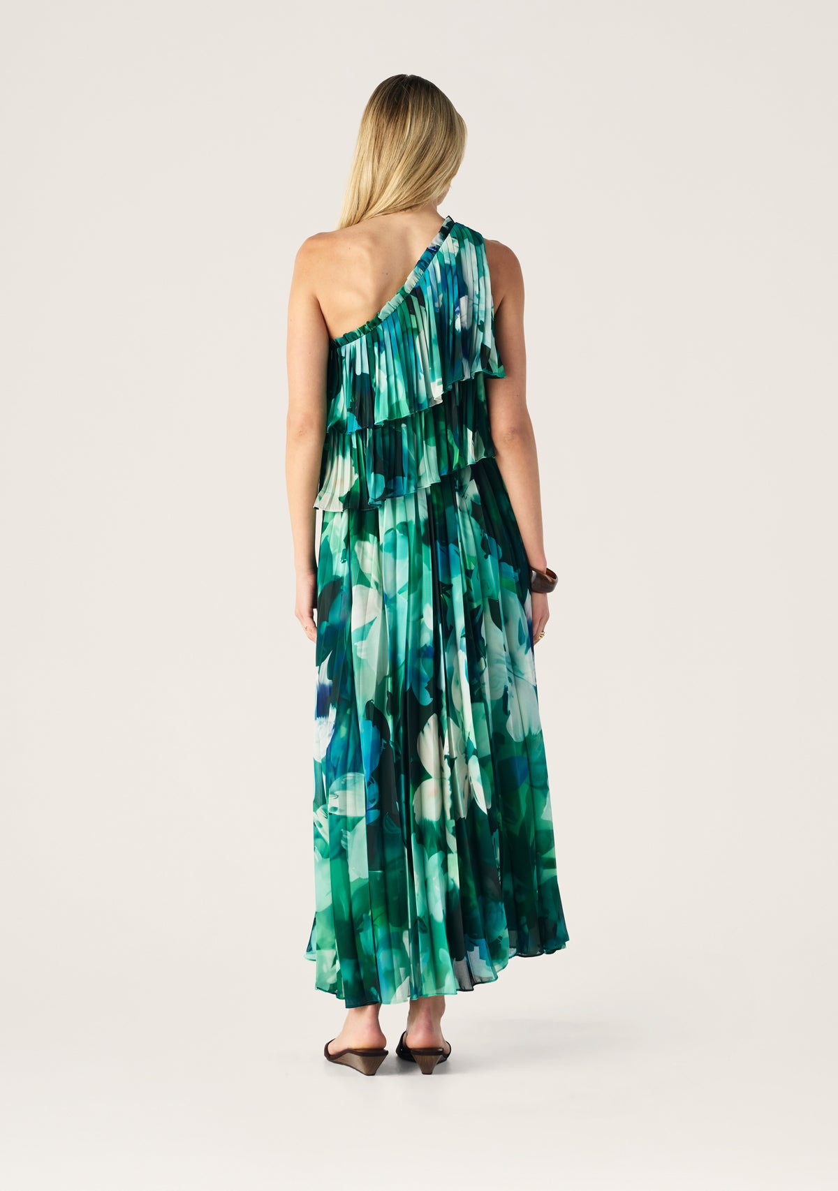 Verdant Print One Shoulder