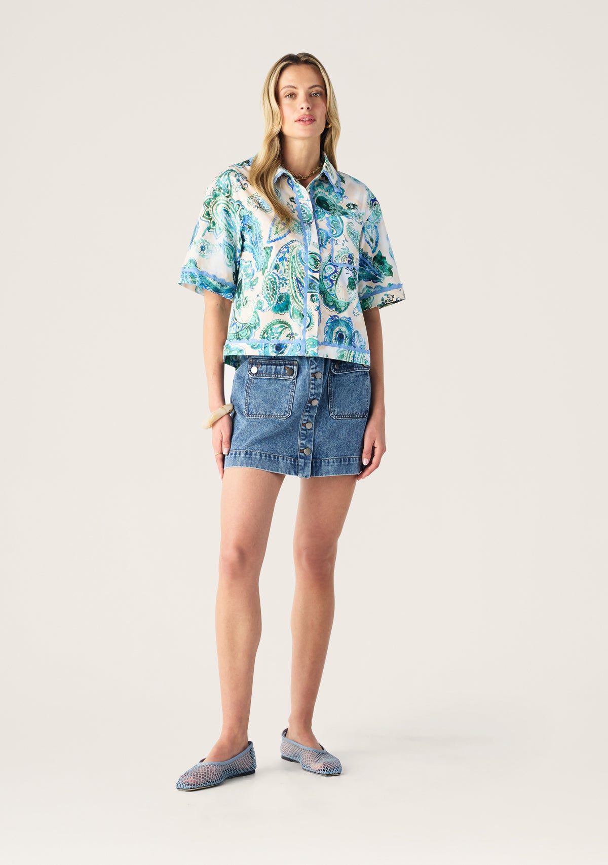 Opaline Print Shirt