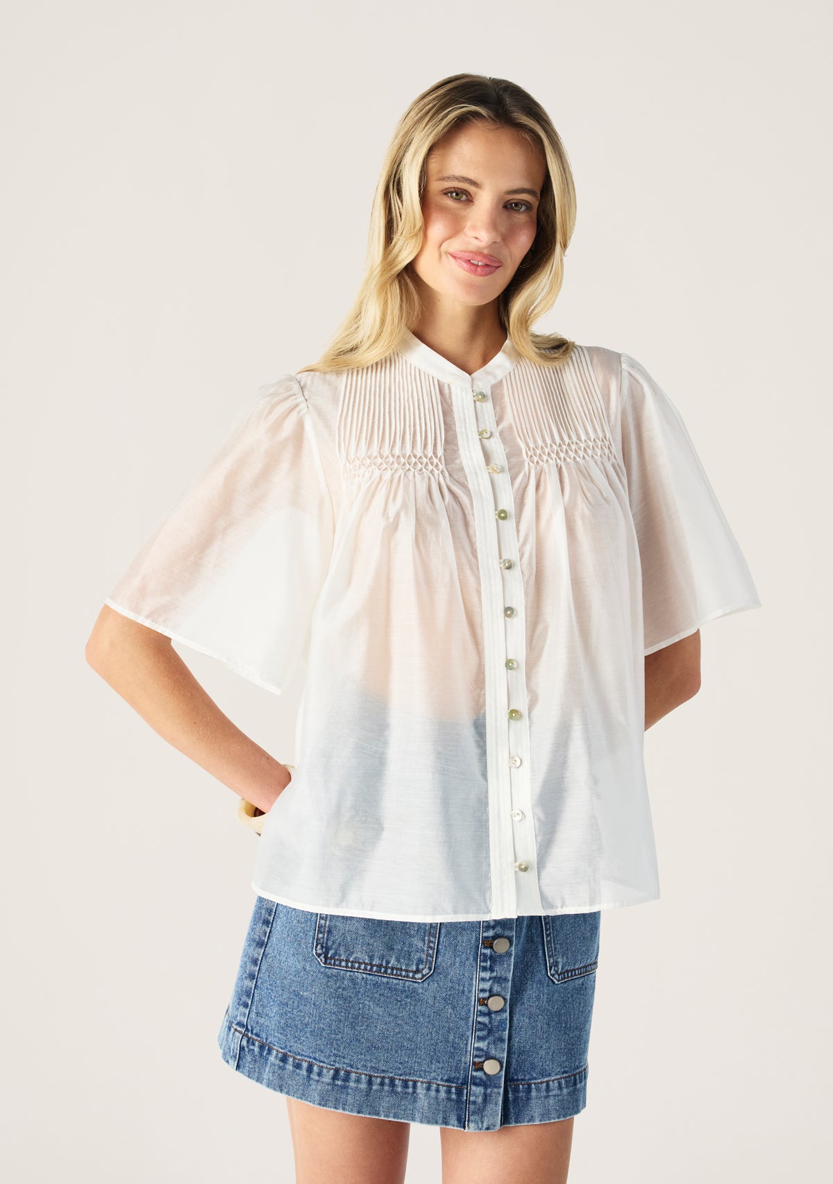 Romy Short Sleeve Blouse