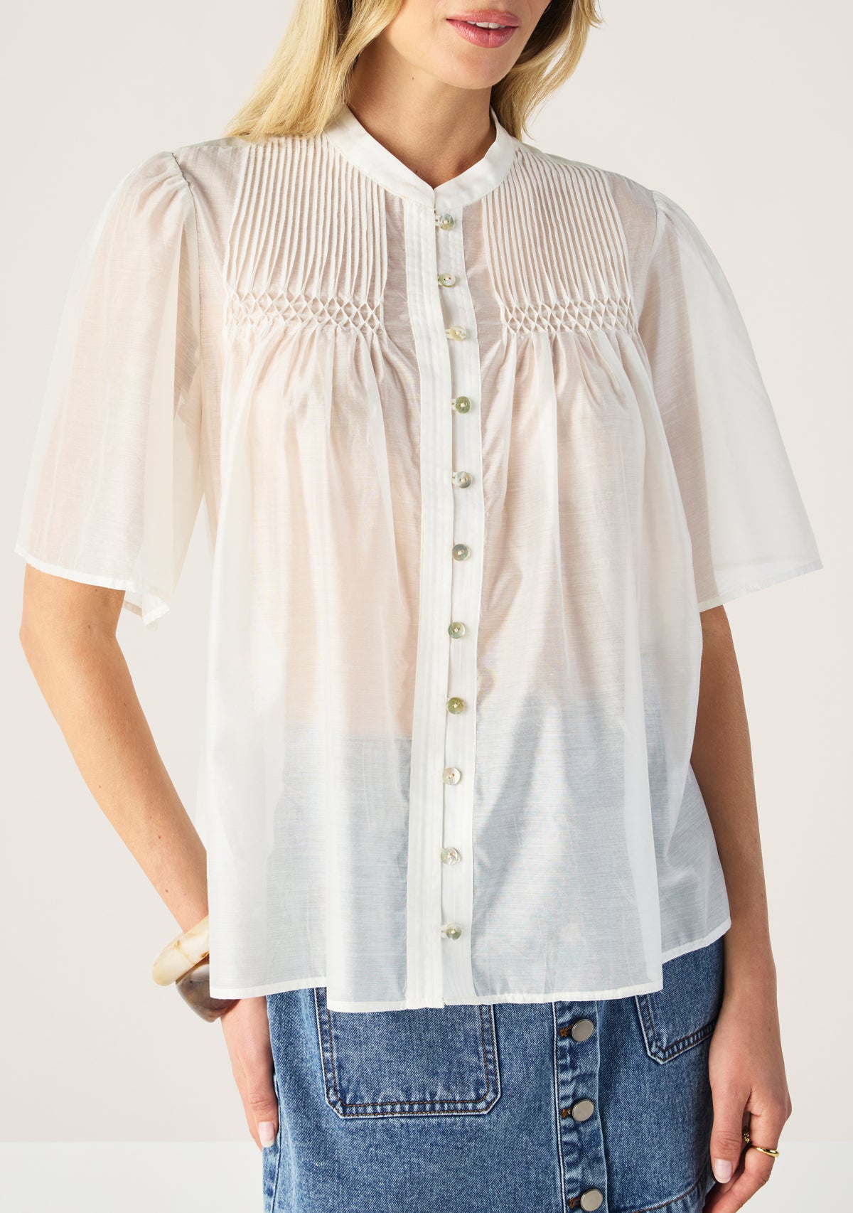 Romy Short Sleeve Blouse