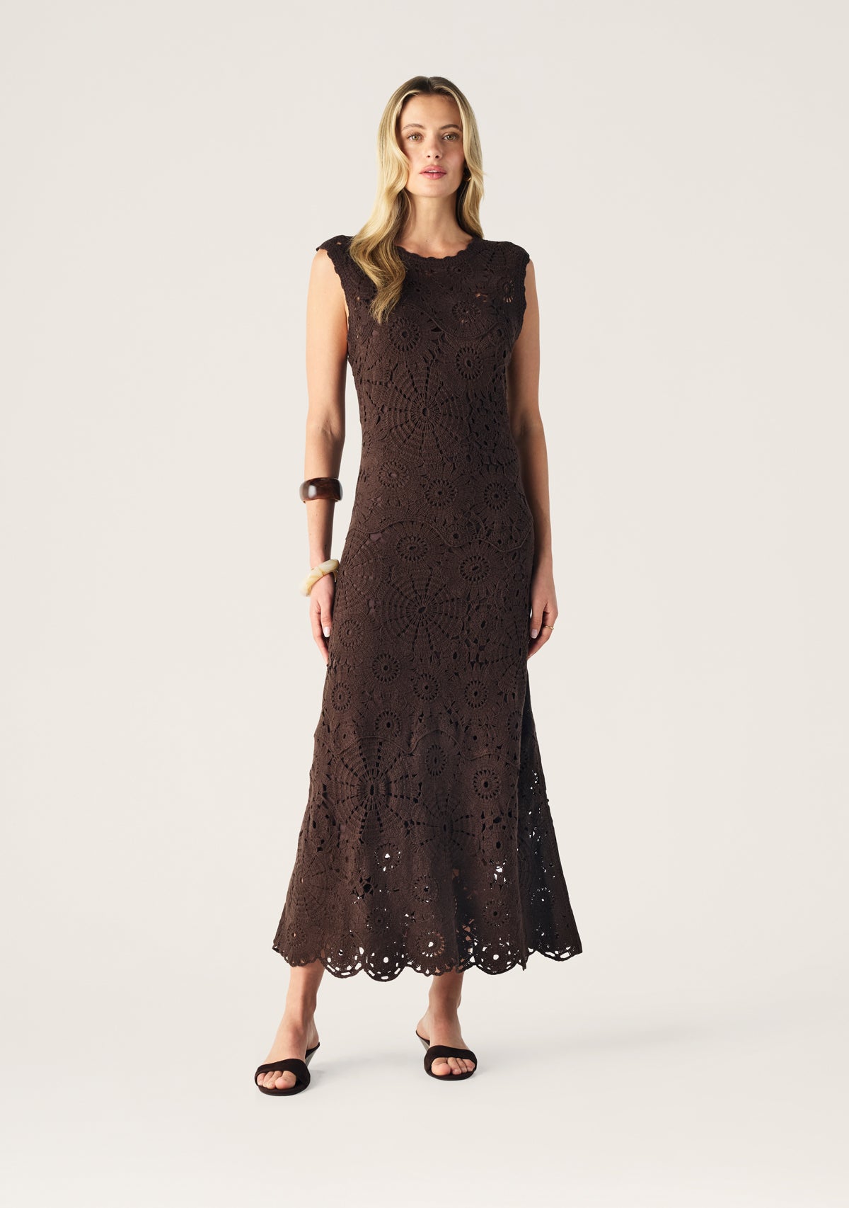 Anouk Crochet Maxi Dress