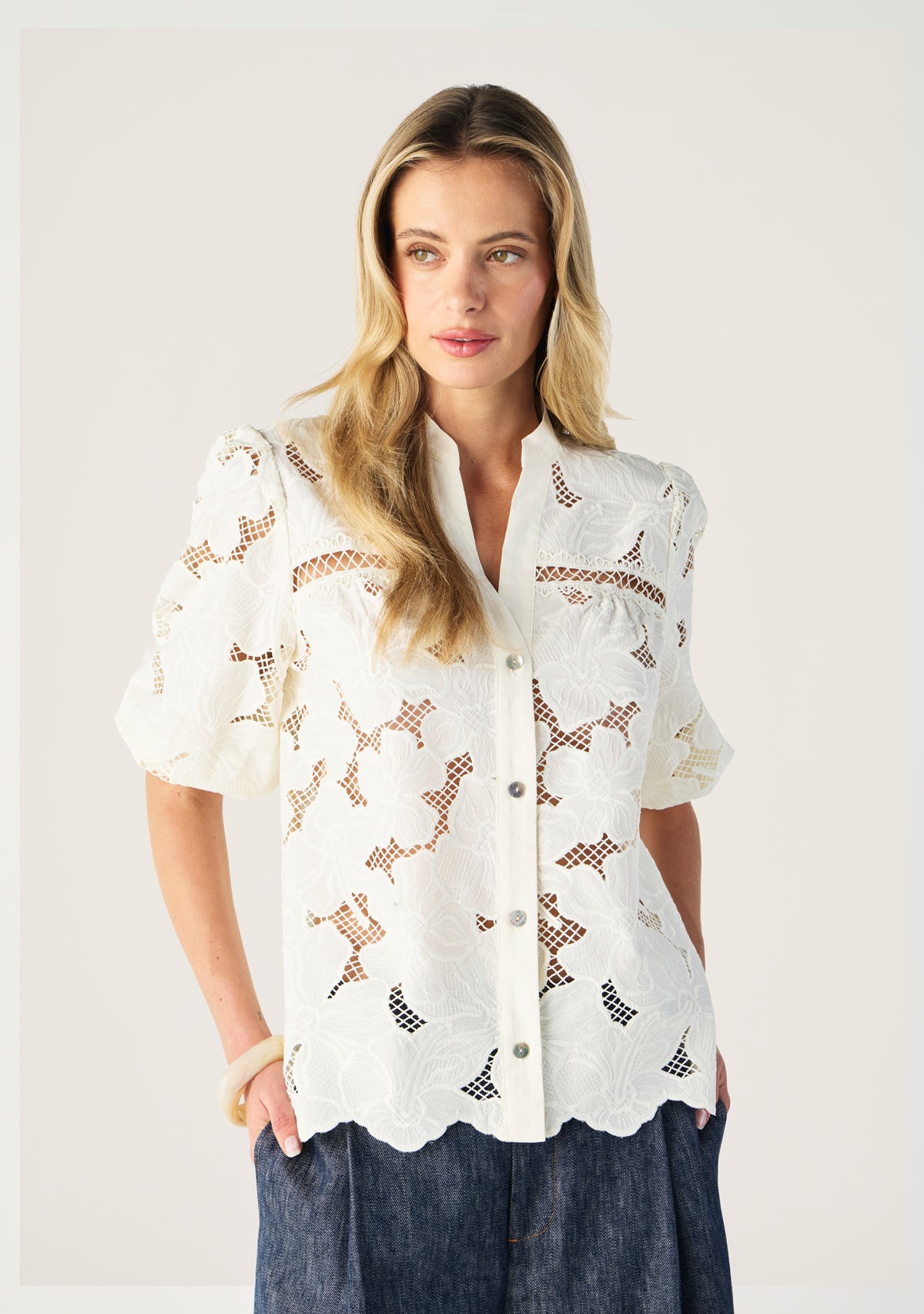 Whisper Embroidery Blouse