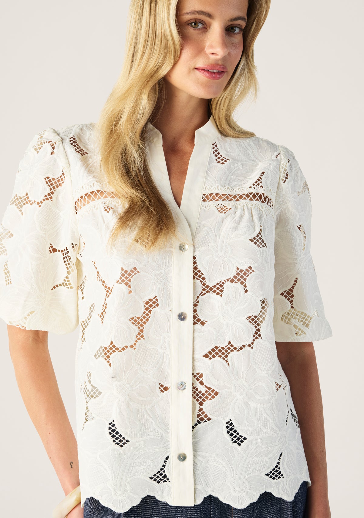 Whisper Embroidery Blouse