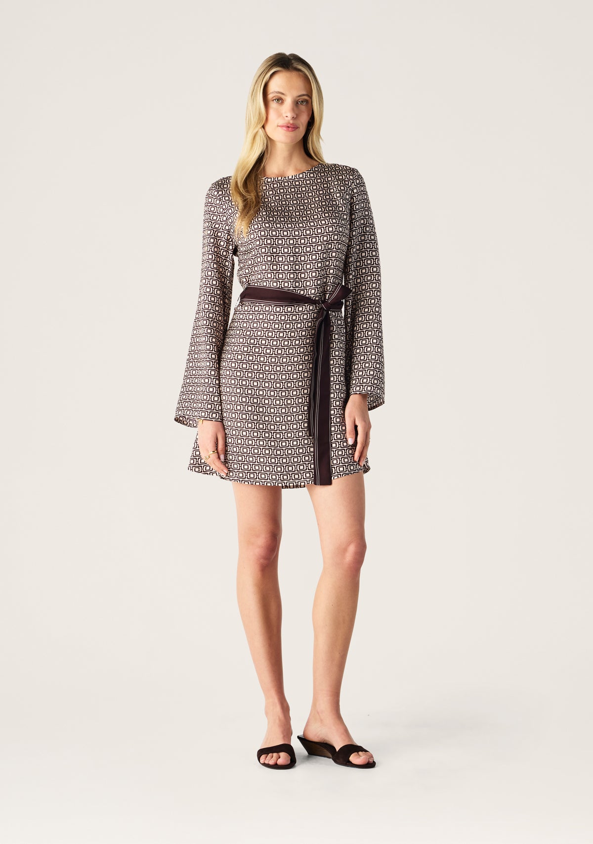 Prismic Print Mini Dress