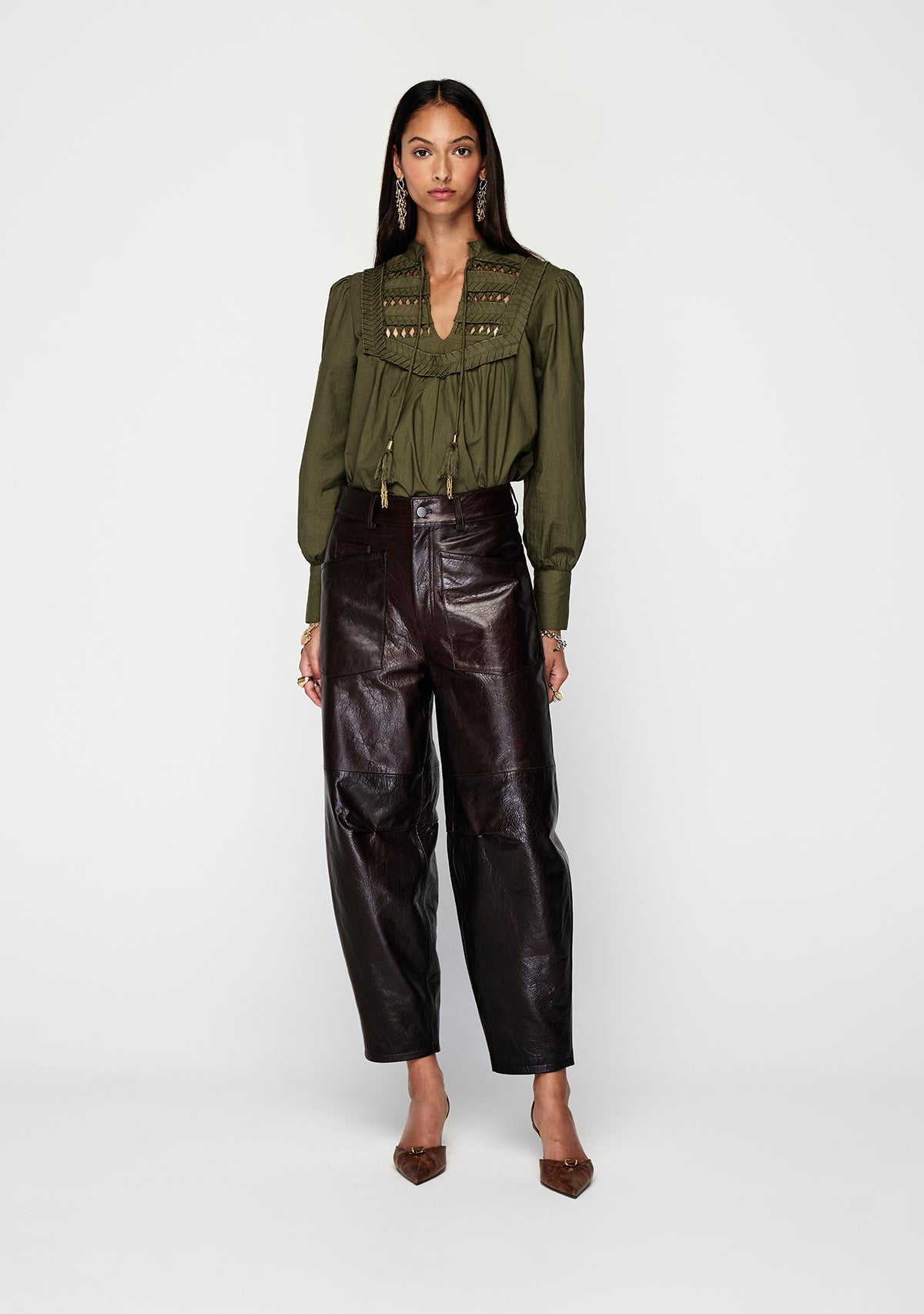 Anika Leather Pants