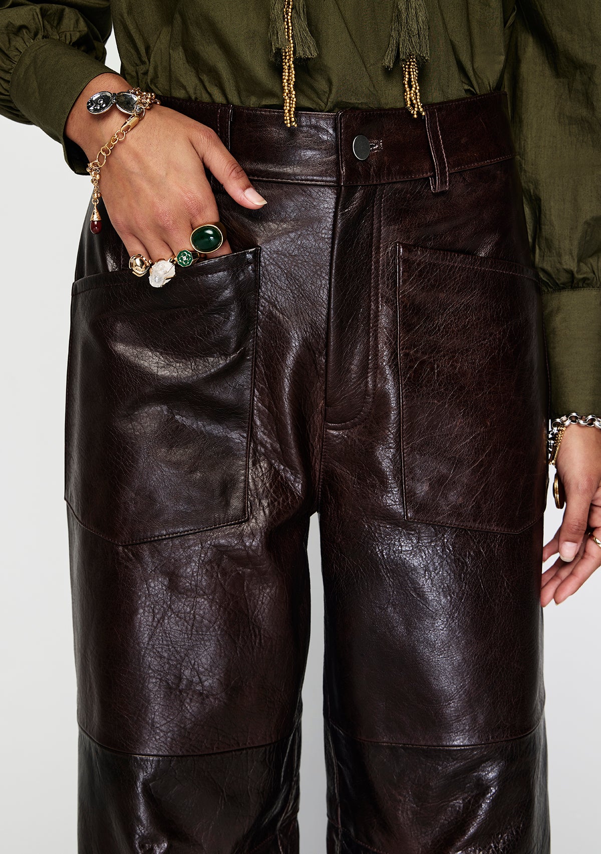 Anika Leather Pants