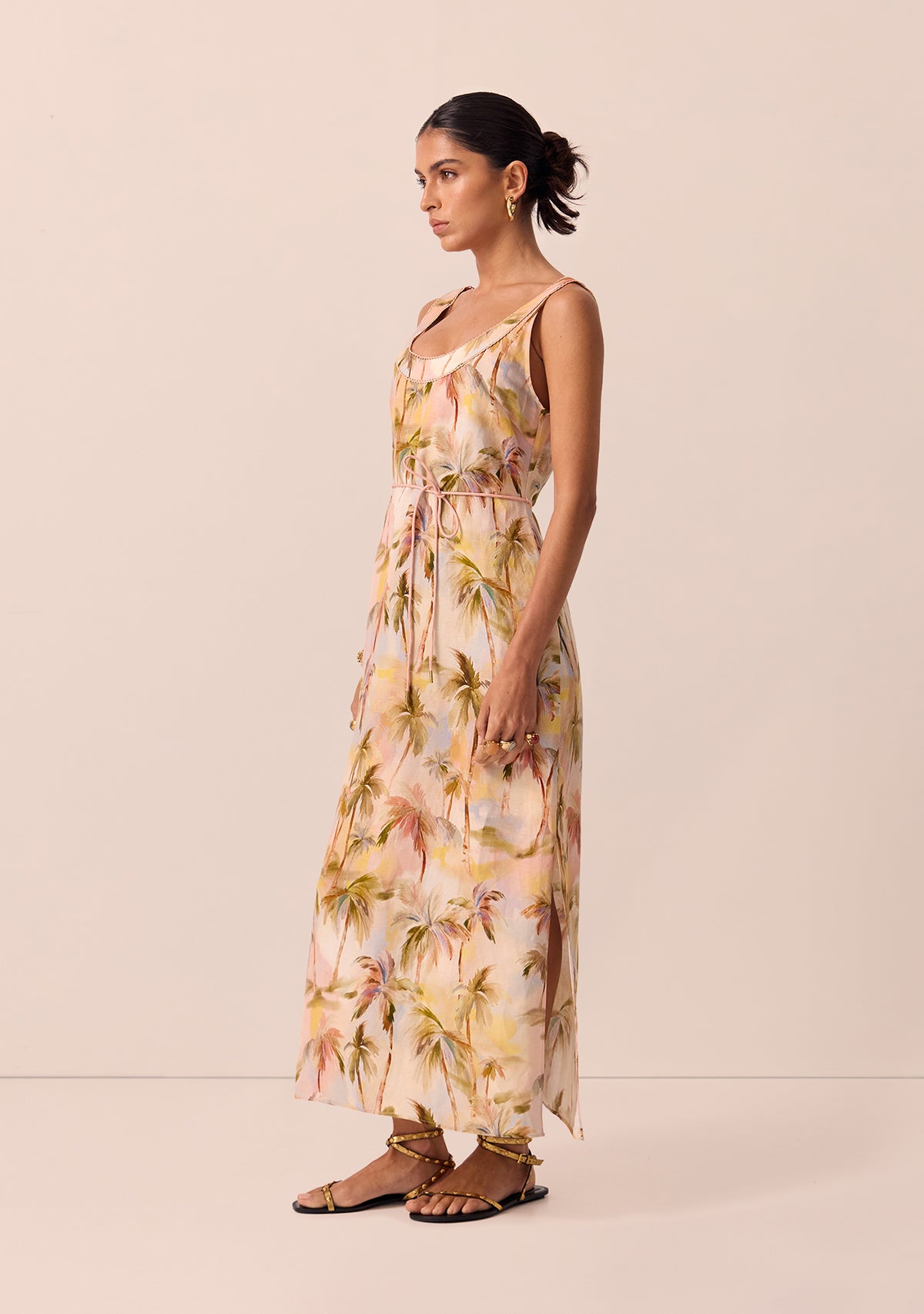 Pink Paradise Midi Dress