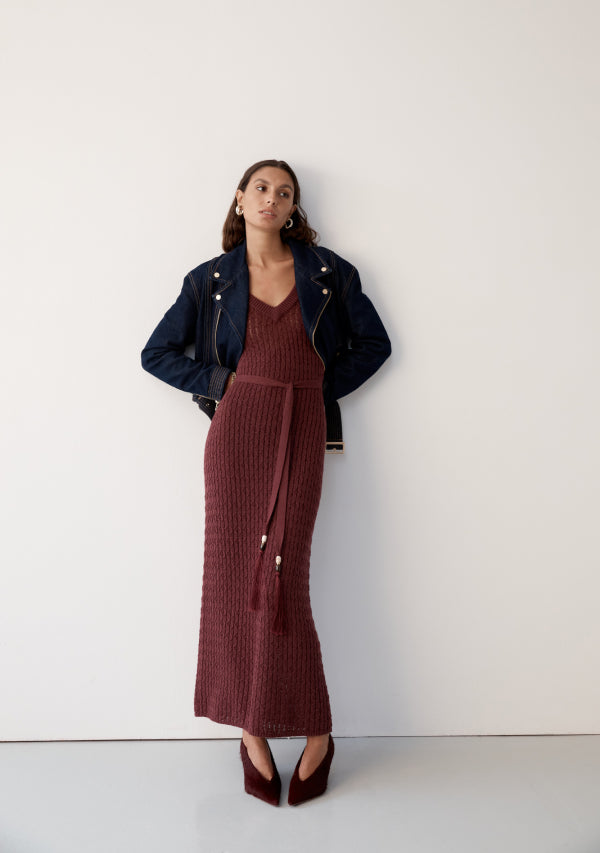 Sia Denim Biker Jacket