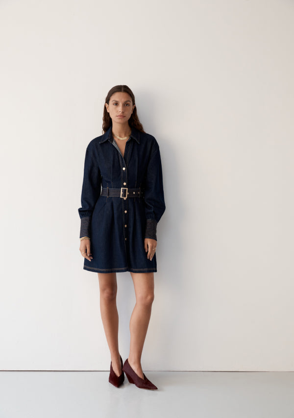 Sia Denim Mini Dress