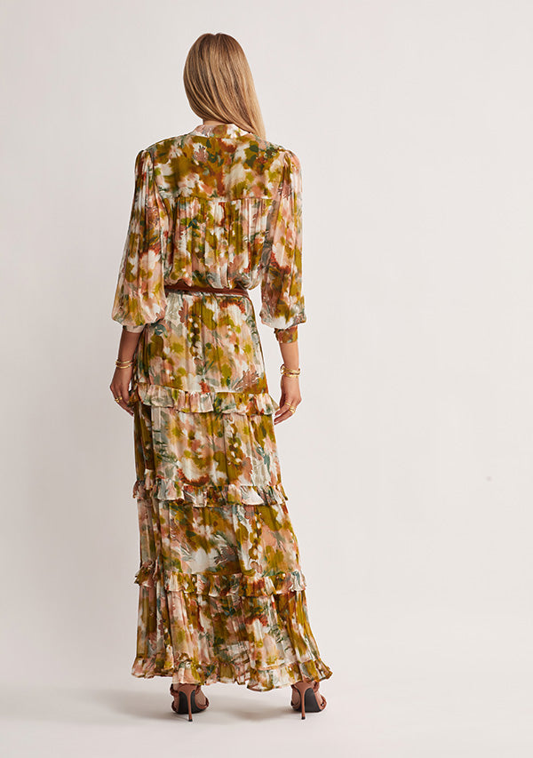 Abstract Botanica Blouse