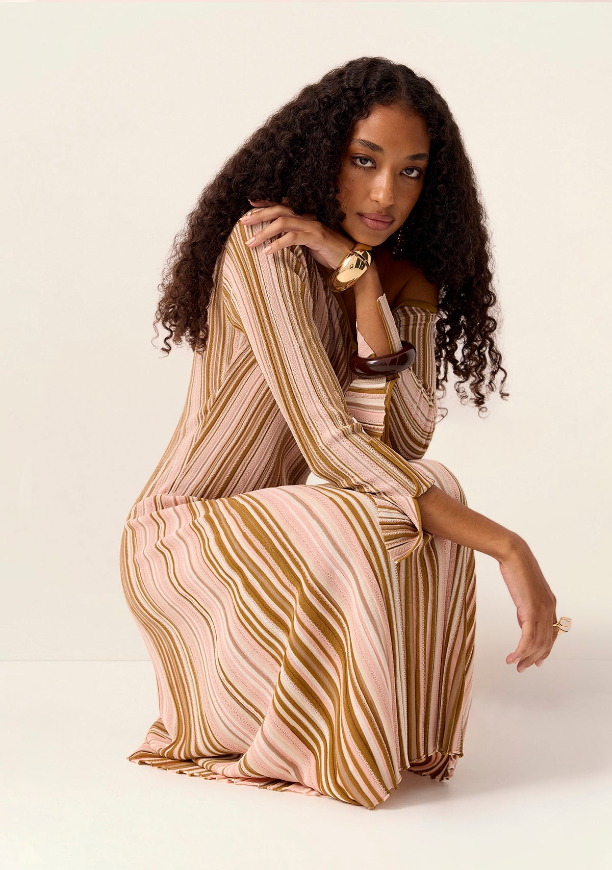 Selva Knit Off Shoulder Dress