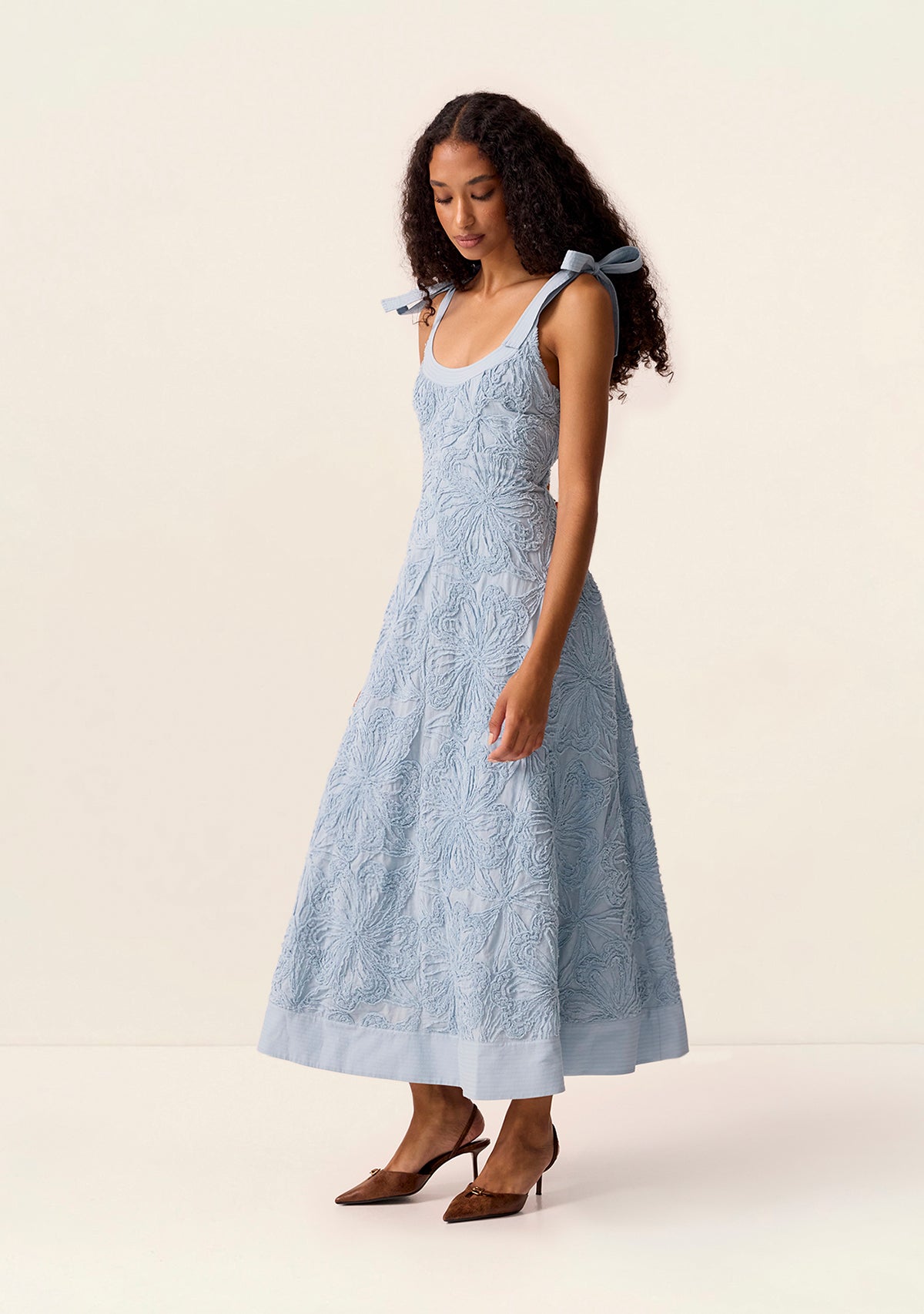 Blossom Strappy Midi Dress