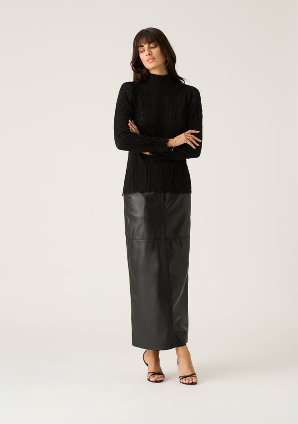 Anna Lace Long Sleeve Top