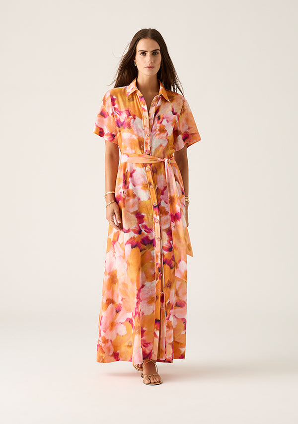 Rafaela Maxi Shirt Dress MOS The Label Rafaela Maxi Shirt Dress