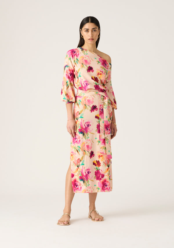 STELLA MCCARTNEY ワンピース Knit midi dress704502 stella-mccartney-ribbed-knit-