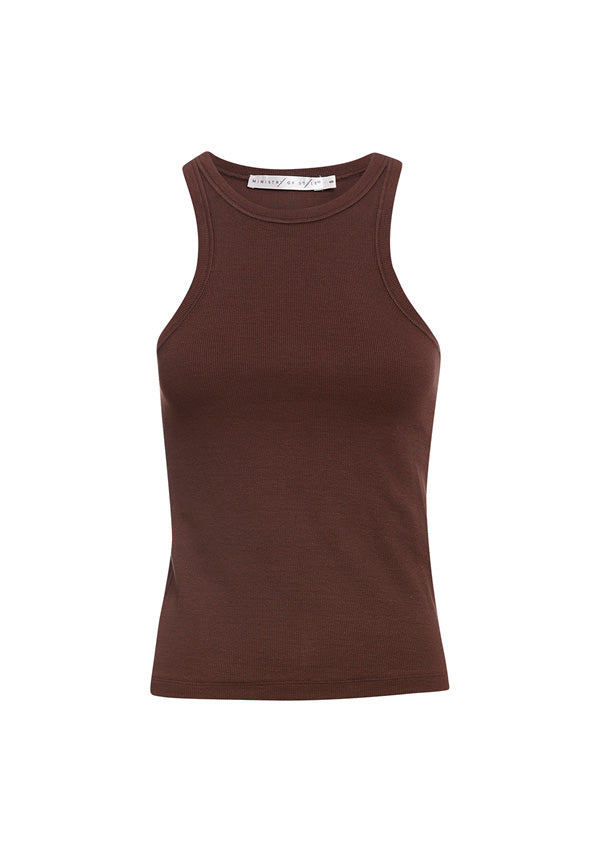 Maverick High Neck Tank Top