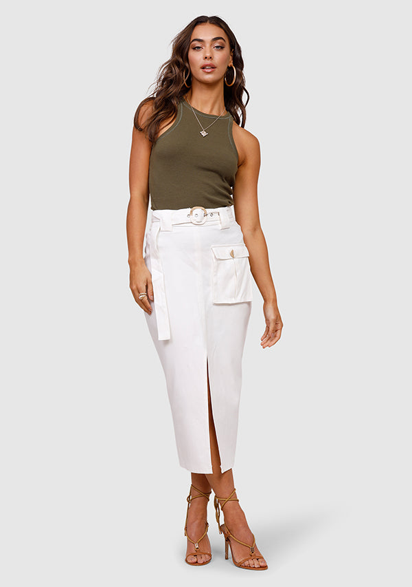 Maverick High Neck Tank Top