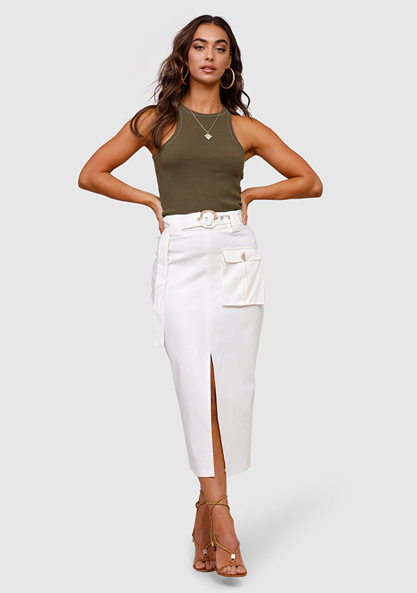 Maverick High Neck Tank Top