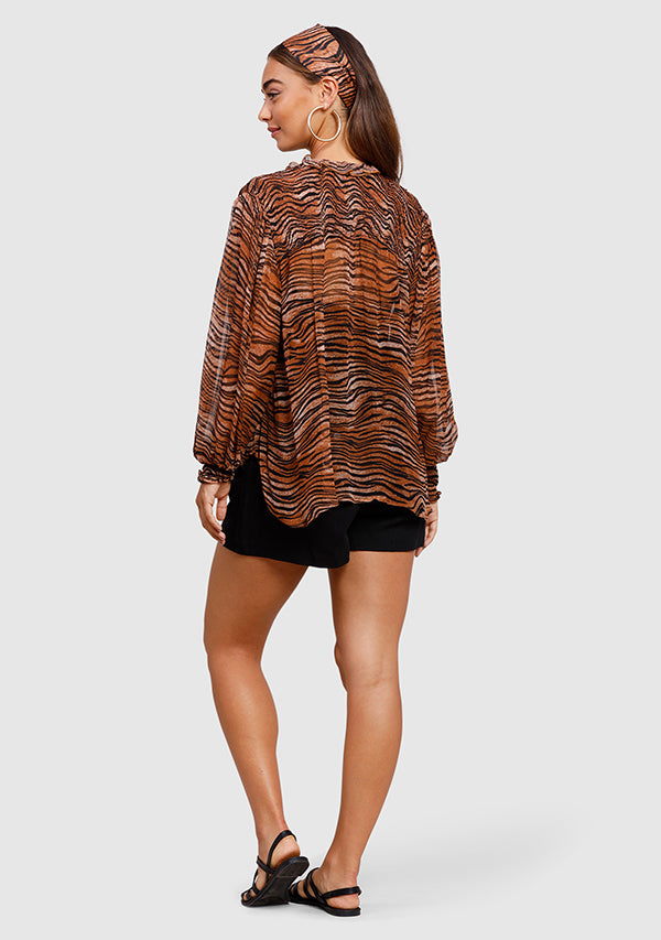 Tigress Smocked Blouse