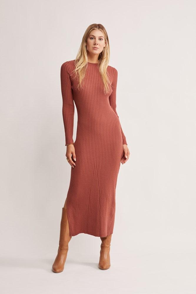 Wistful Knit Midi Dress