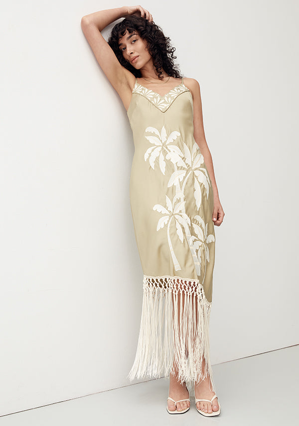 Kala Embrodiery Strappy Dress