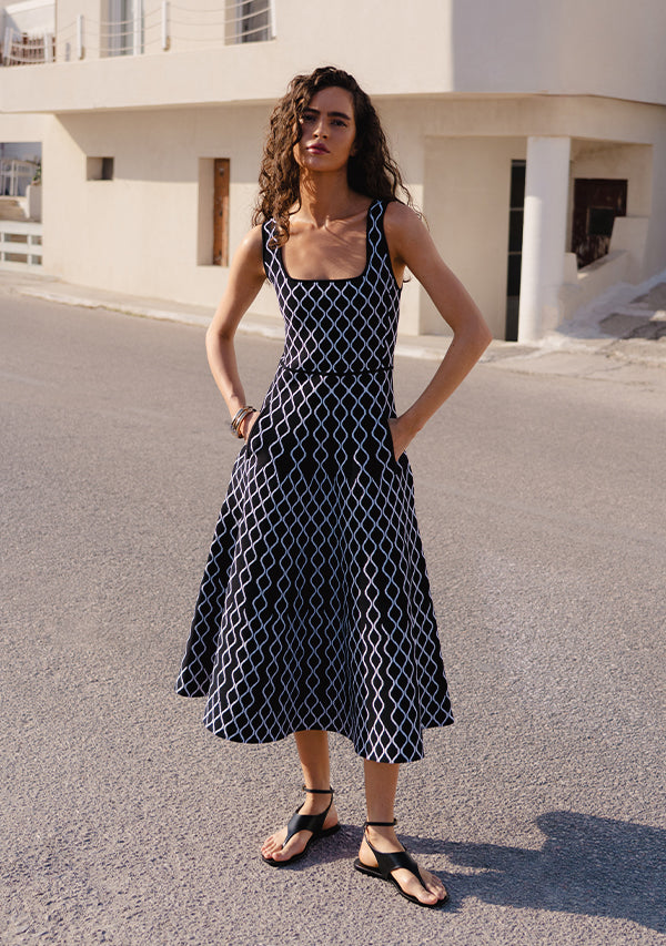 Tropea Knit Midi Dress