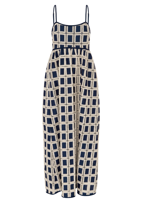 Lara Crochet Maxi Dress