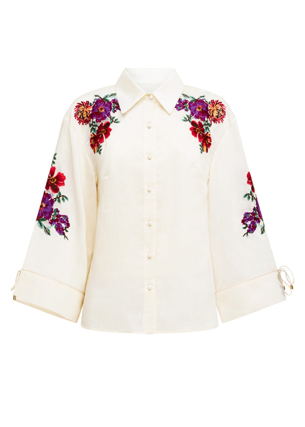 Frida Embroidery Shirt